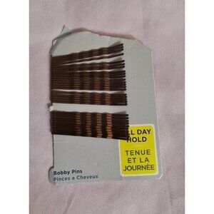 Goody Bobby Pins All-Day Hold 30 Pack Brown For Hair Styling